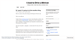 Desktop Screenshot of iusedtodriveaminivan.com